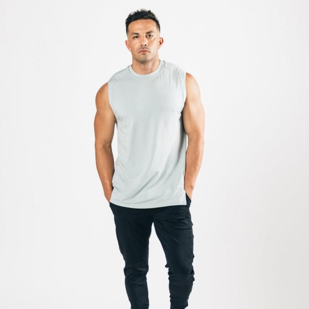 NEW Alphalete Mens PREMIUM STEPPED HEM CUTOFF TANK TOPS NORTH SHORE